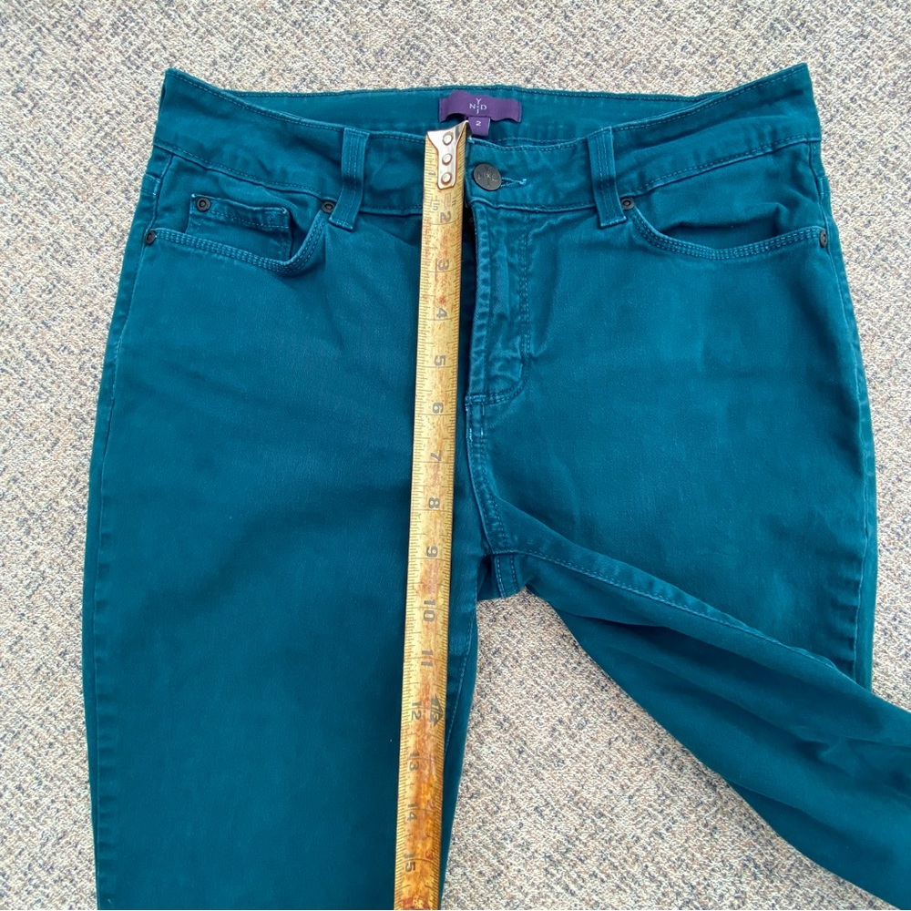 NYDJ Skinny Jeans Dark Turquoise size 2 Lift Tuck Technology - Picture 11 of 12